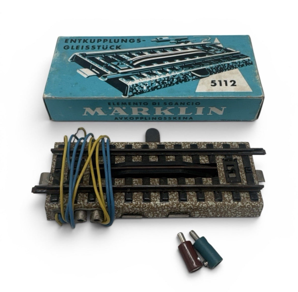 Märklin H0 5112 Entkupplungsgleis M-Gleis in OVP 
