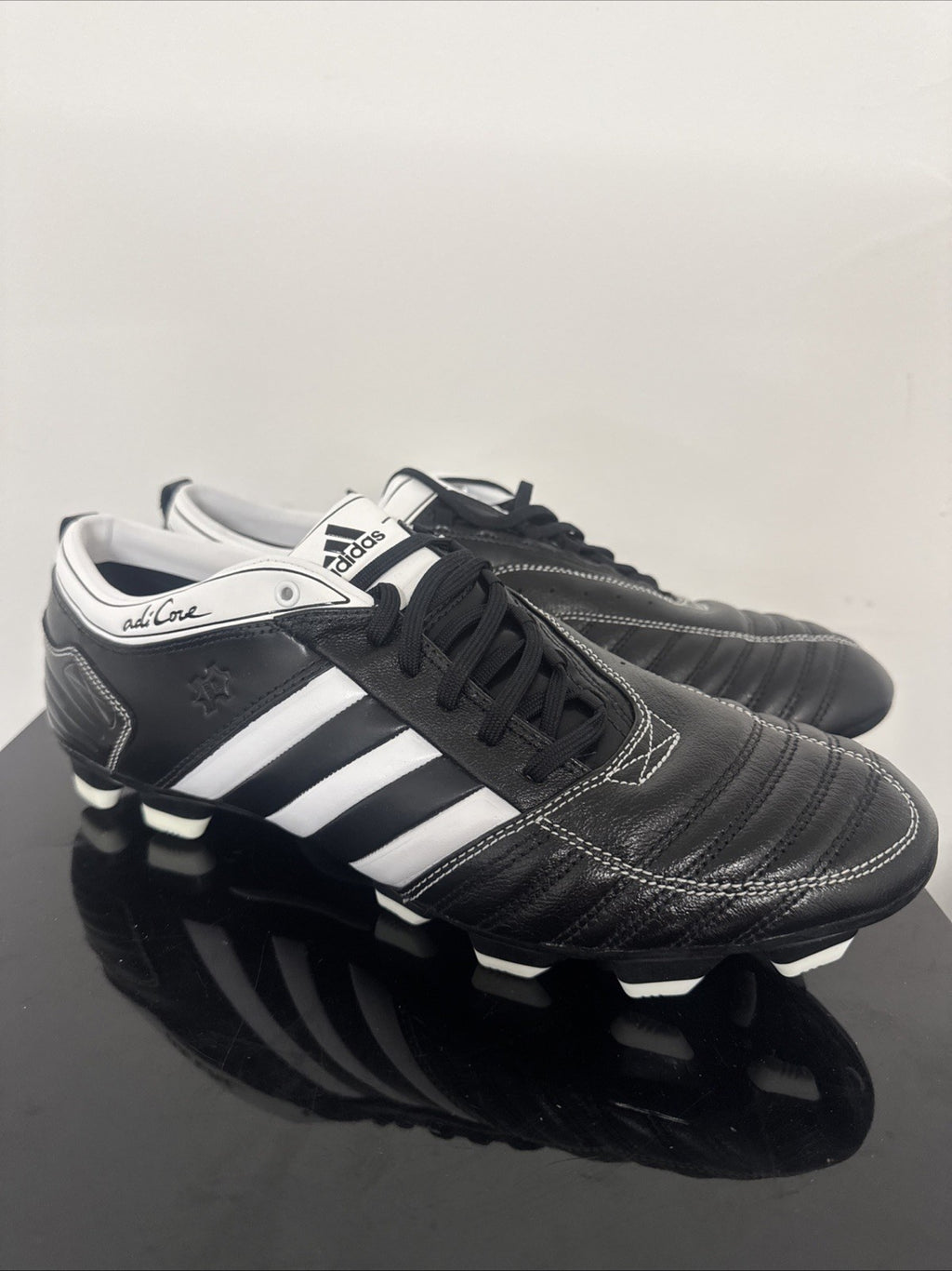 Adidas adiCORE II TRX FG 910902 Leder Fußballschuhe Größe US 12EU 46 2/3 2008
