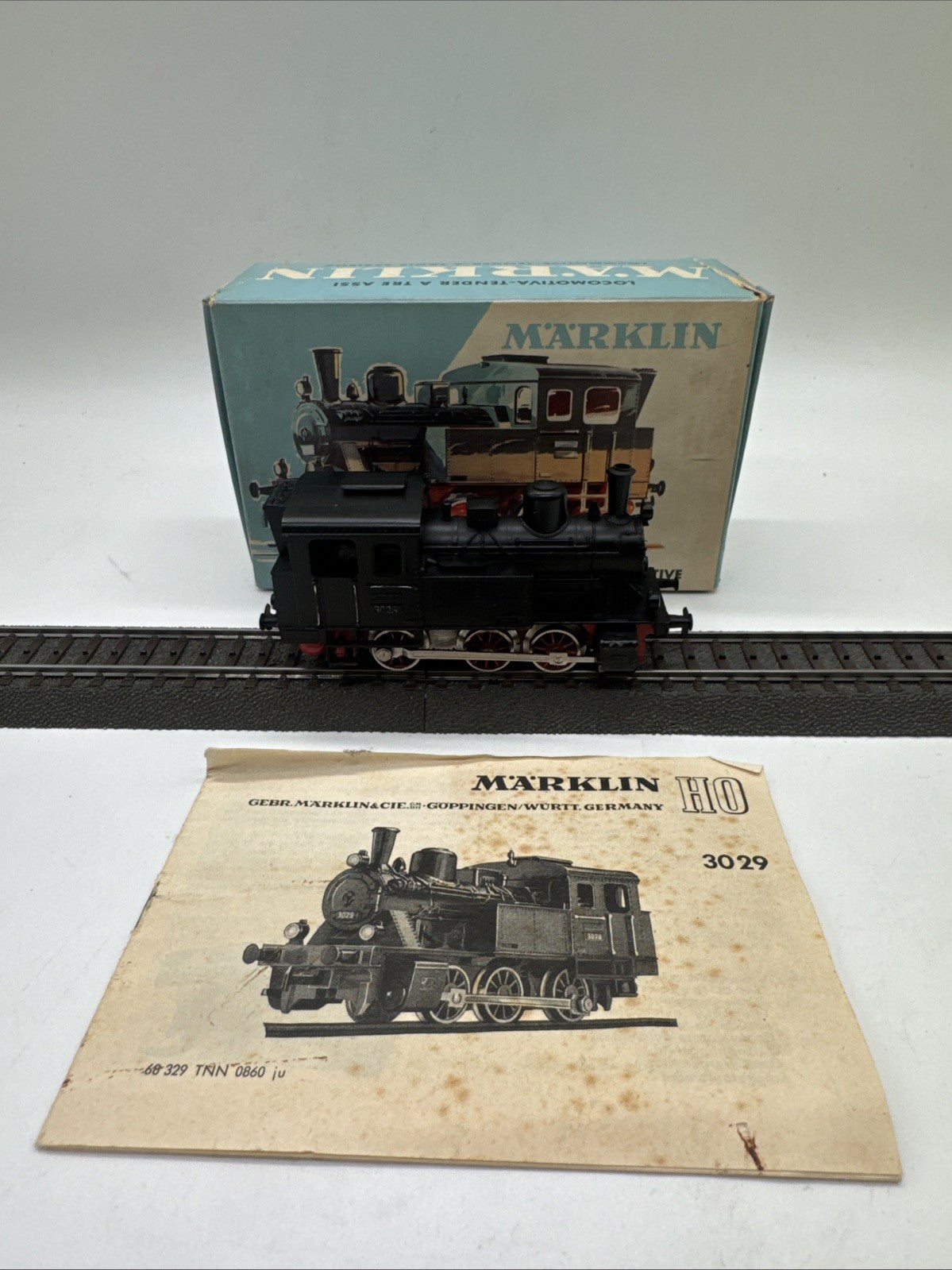 Märklin H0 3029 Tenderlokomotive Werkslok Wechselstrom Analog #552