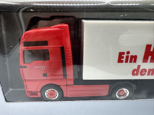 1/87 Herpa MAN TGA XXL Würth Koffer Sattelzug Neuwertig
