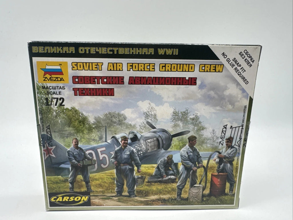 Zvezda 6187 - 1/72 Wargame Addon Soviet Airforce Ground Crew  - Neu