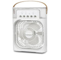 3-in-1 Portable Air Cooler Fan USB Mini Air Conditioner Humidifier LED Light