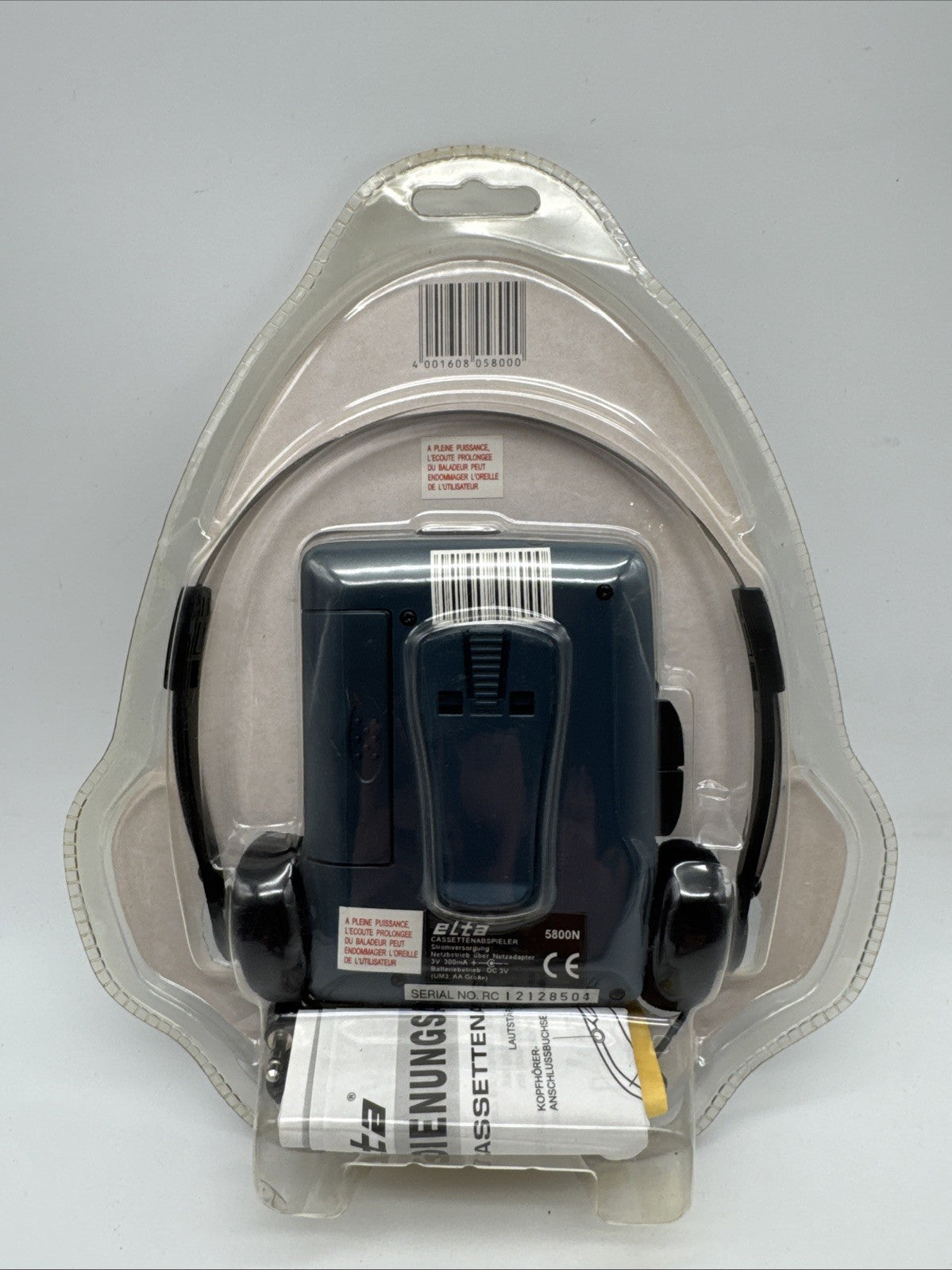 Elta 5800N Cassettenspieler Walkman Cassette Player K27