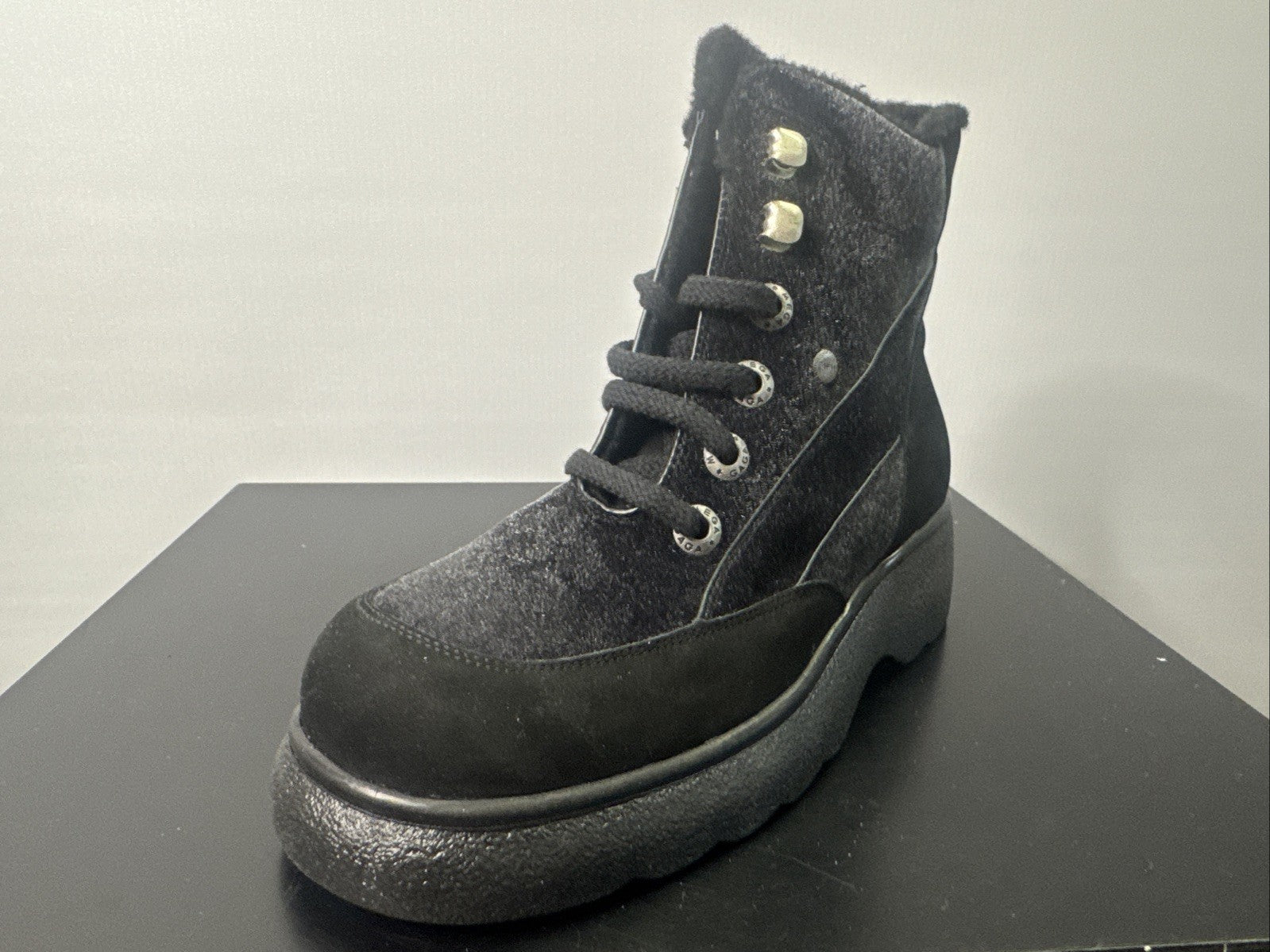 Mega Gaga Mädchen Stiefel Gr. 33 Leder