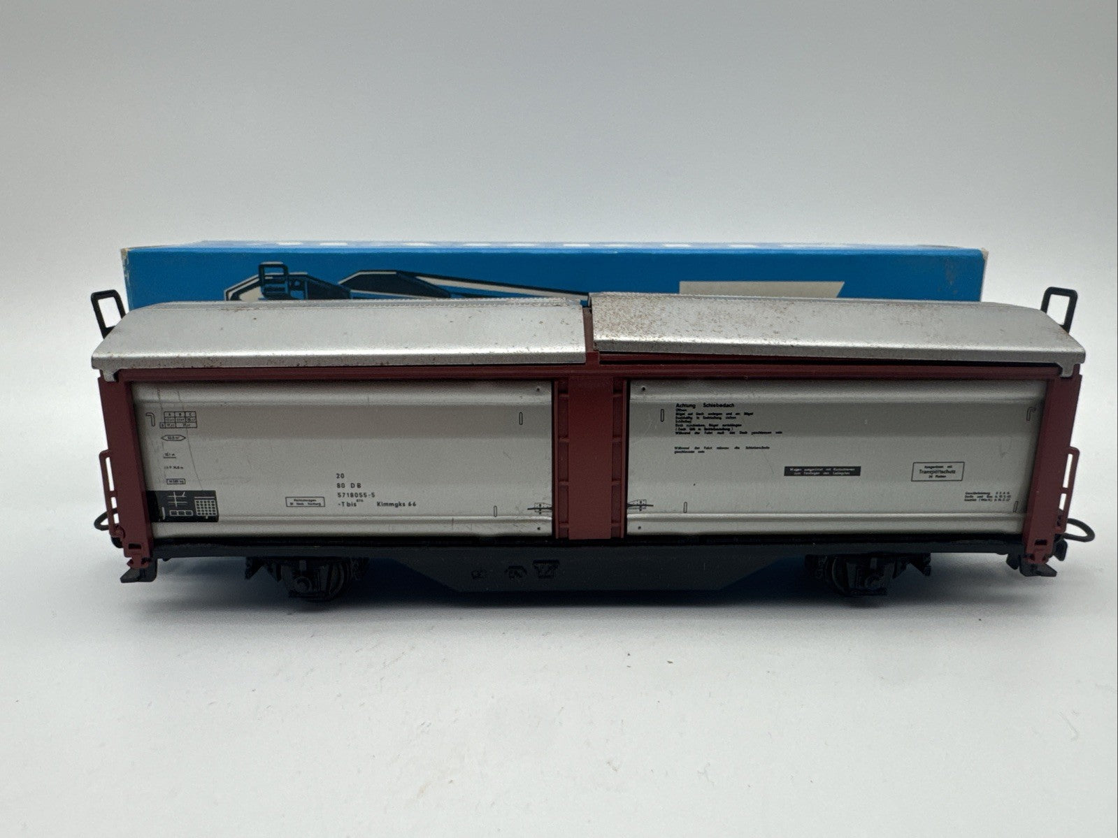 Märklin Spur H0 4633 Güterwagen mit Schiebewänden und Schiebedach in OVP