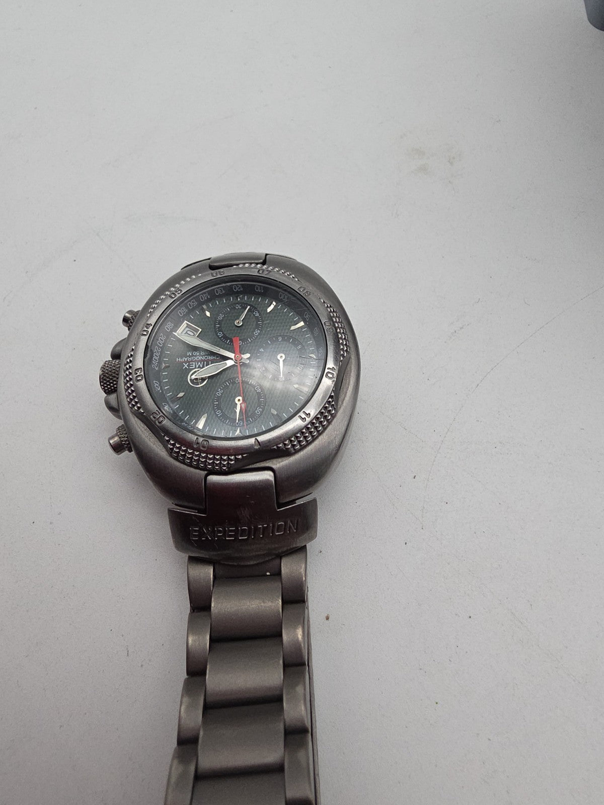 TIMEX Expedition Chronograph Herren Uhr – Edelstahl – WR50M – Military Style