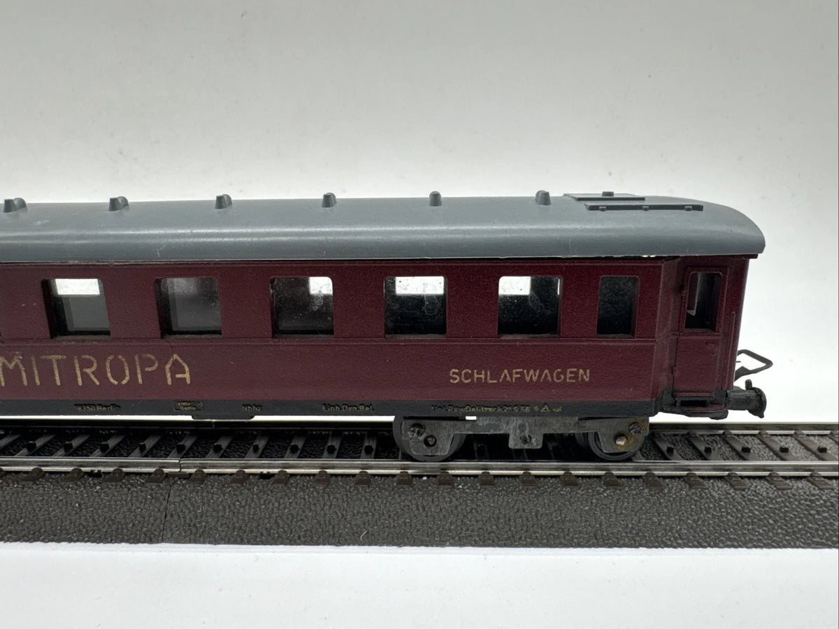 Piko H0 Schlafwagen MITROPA Personenwagen DR dunkelrot 1:87 #62