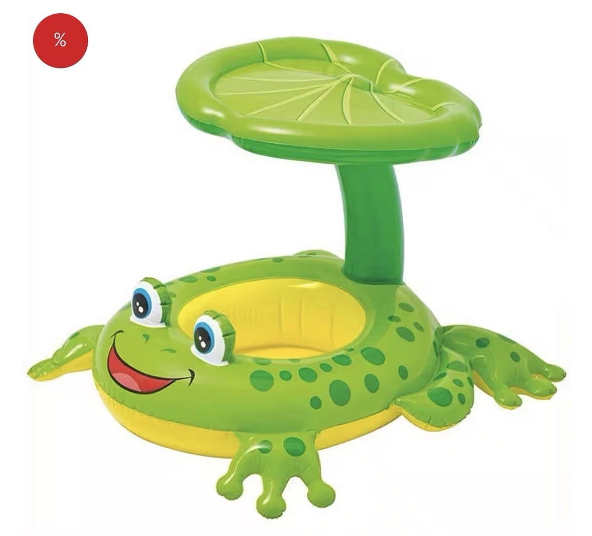 Aufblasbare Schwimmfigur Baby Schwimmsitz Babysitz Frosch Babyboot