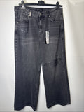 2Y Studios Diala Wide Baggy Jeans Gr. 29 Grau Damen