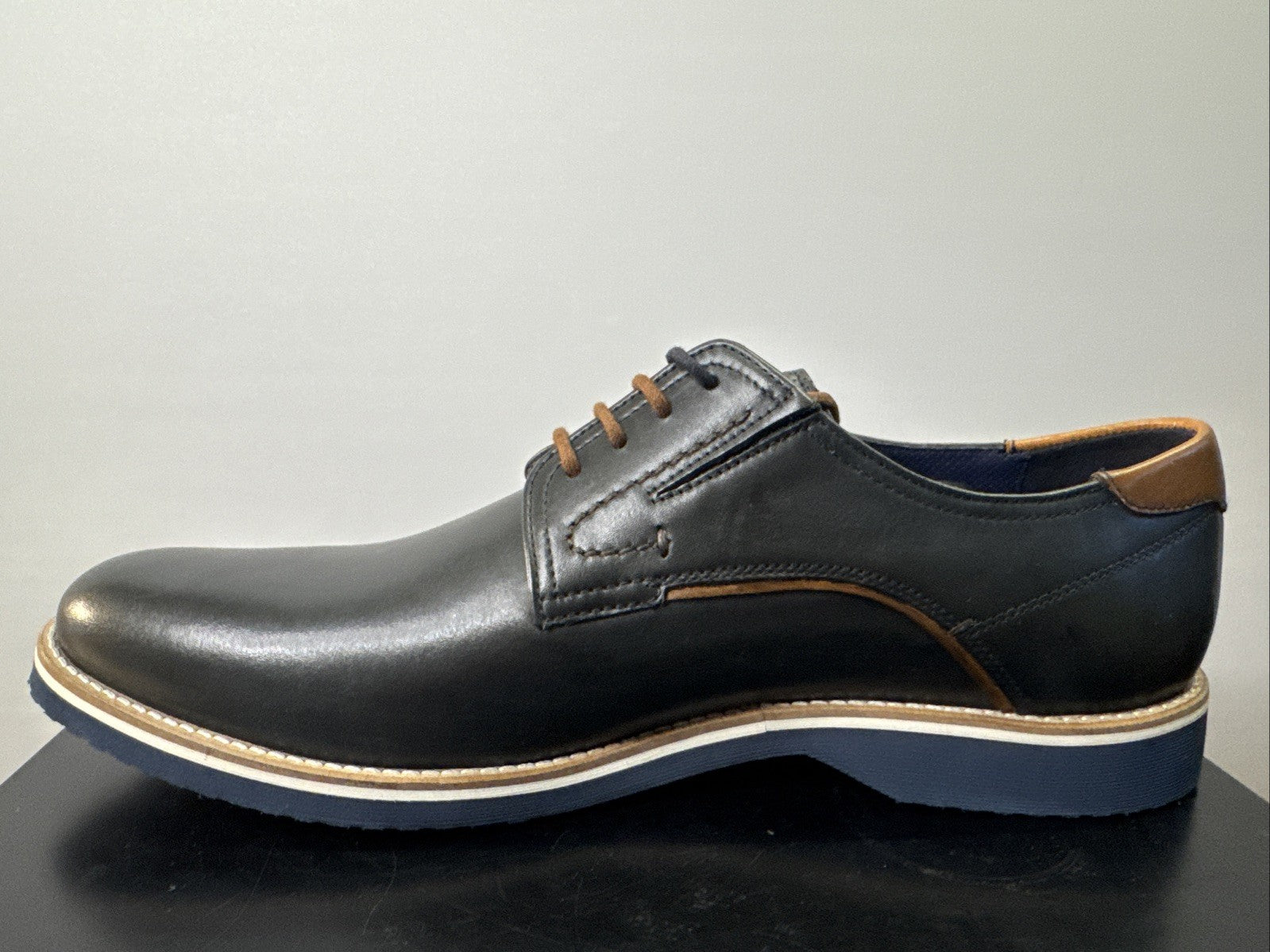 Encanio-702 Business Schuh Derby SIOUX Atlantic Gr. 48,5  Schwarz
