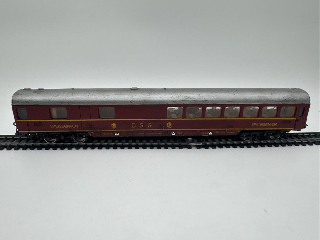 Lima DSG Speisewagen H0 – rot/silber  – Modellbahn