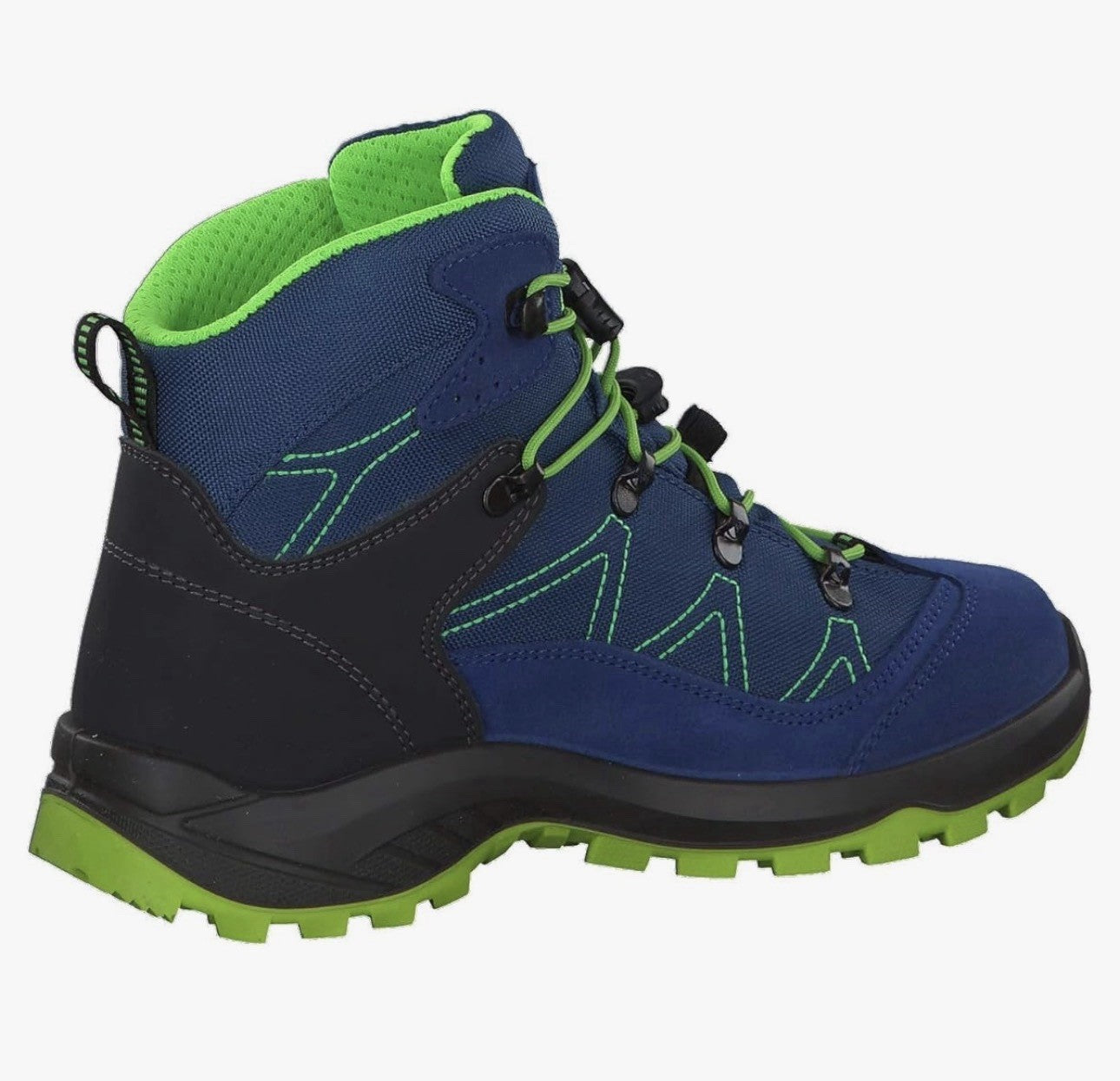 High Colorado Vilan Mid-Cut Wanderschuhe Jungen Blau-Limette Gr. 35