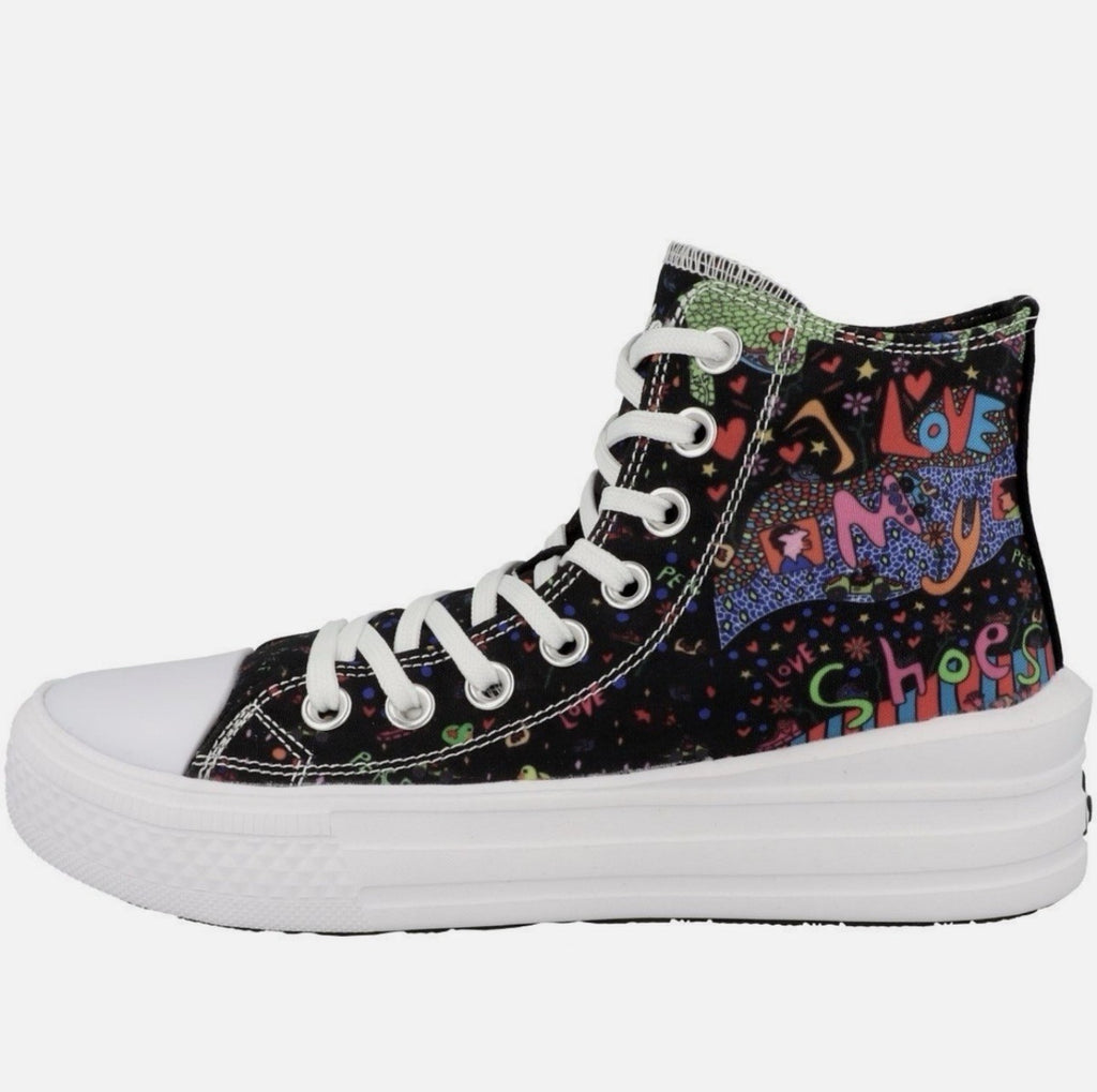 DOCKERS by Gerli Canvas Gr. 40 Damen Sneaker High Top Schuhe X-Art Limitiert