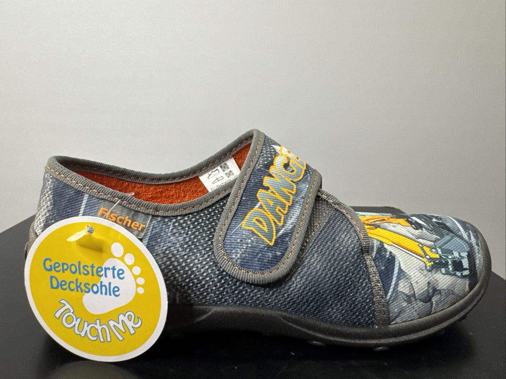 Fischer Hausschuh Jungen Gr. 34 Pantoffel 