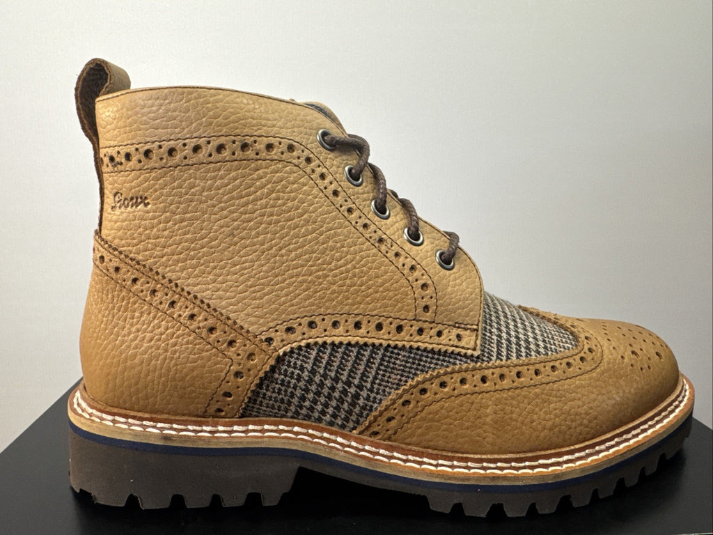 SIOUX Germany Herren Business Schuhe Bootie QUENDRON - 708 Braun Gr. 46 / 12