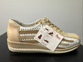 Rieker Halbschuh Gr. 36 Damen Leder Beige