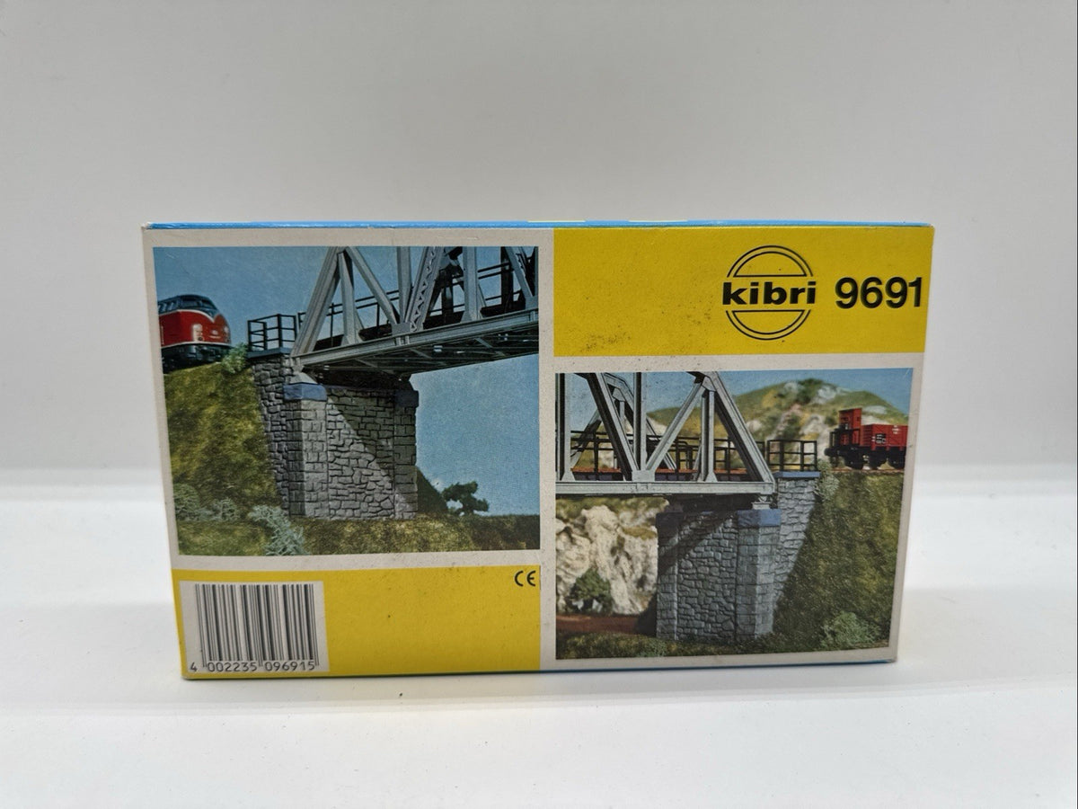 Kibri Spur H0 B-9691 Bausatz Brücken Pfeiler ungebaut in OVP Neu