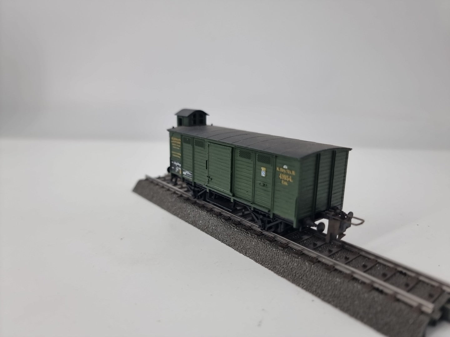 Trix Express 3401 H0 Güterwagen mit Bremserhaus Gm  K.Bay.Sts.B. 