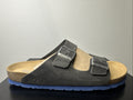Rohde Herren Pantolette Gr. 41 Leder Anthrazit 5927