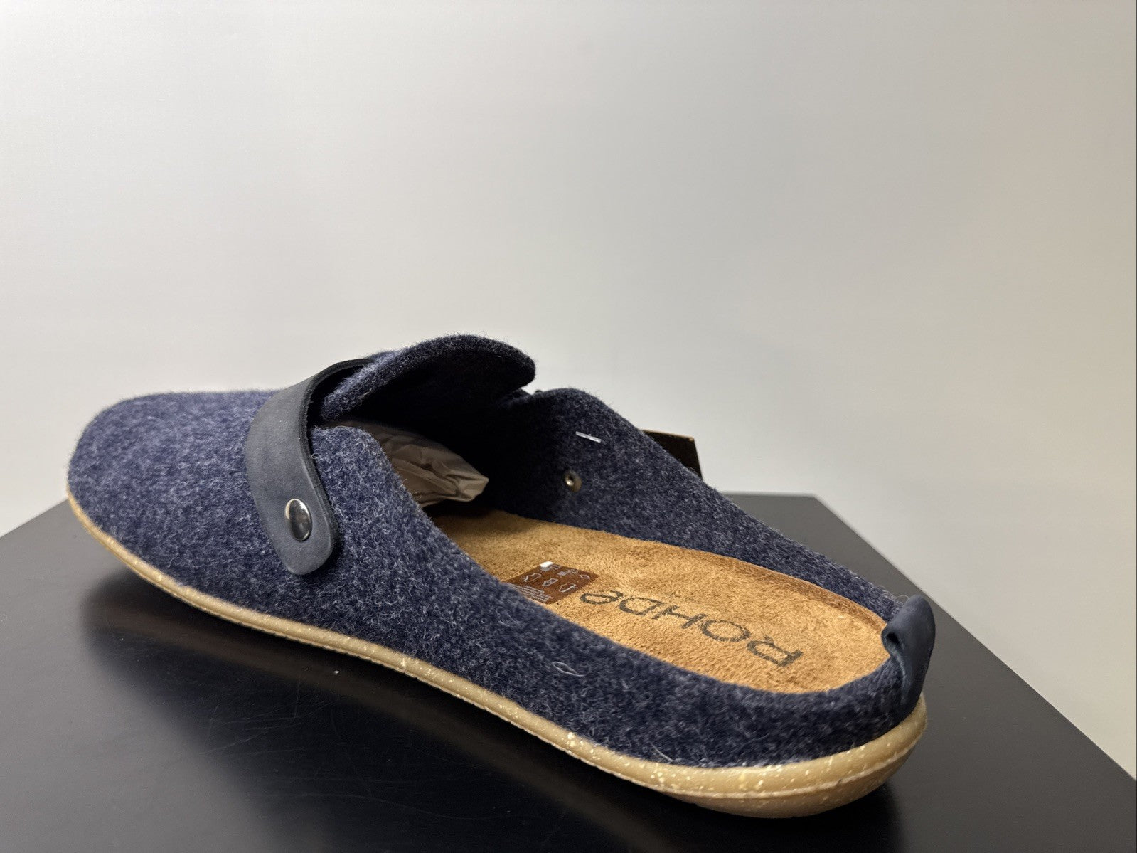 Rohde Herren Filz Pantolette Gr. 44 Ocean Pantoffel 6922