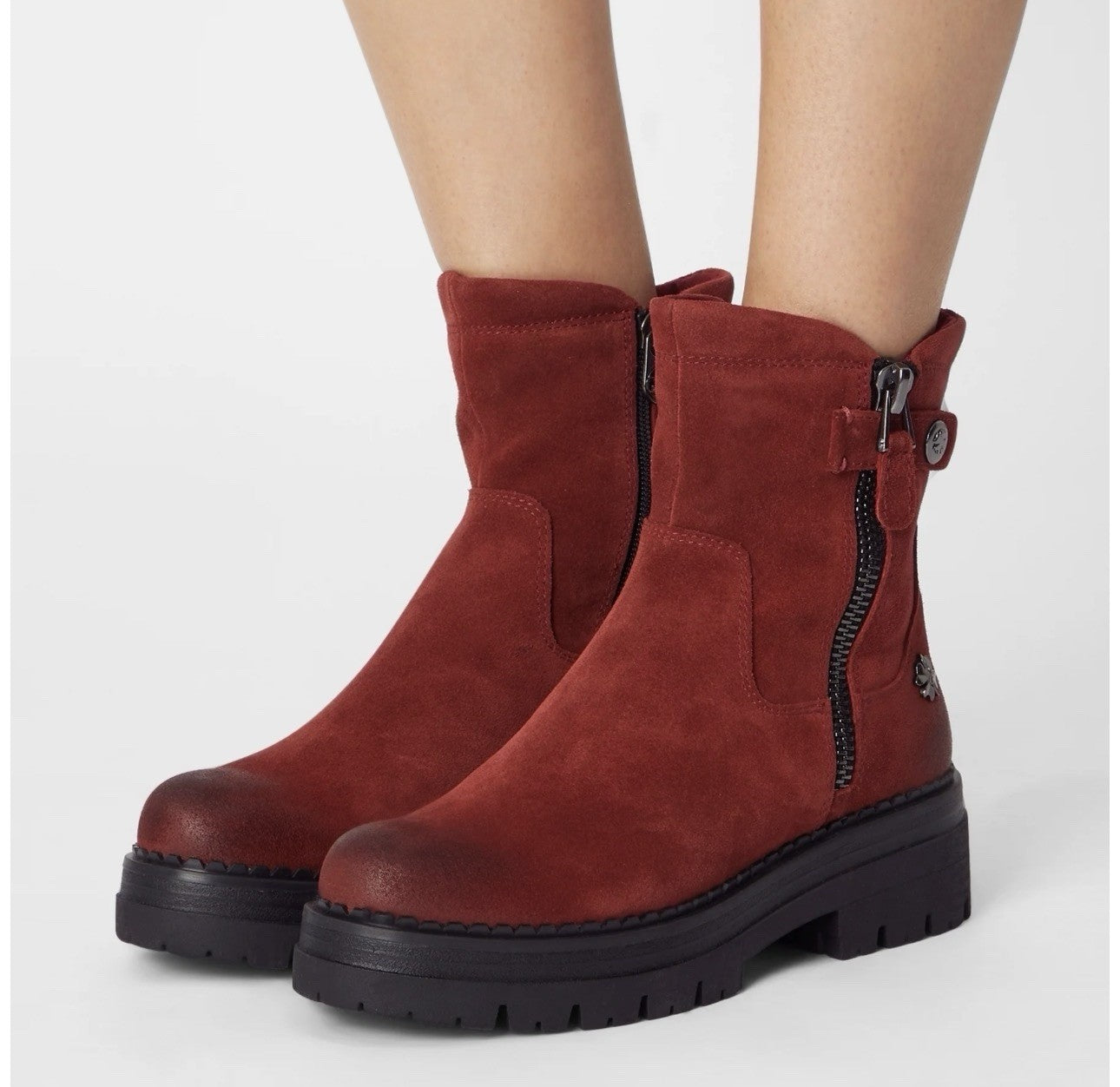 Marco Tozzi Stiefelette Gr. 40 Chelsea Boots Stiefel Damen Chianti