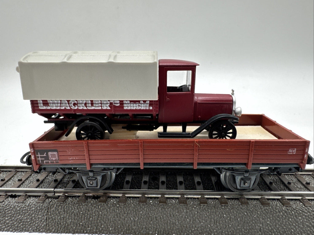Märklin 4503 H0 Niederbordwagen 464 637 Mit Ladung Märklin 84793 DB #406