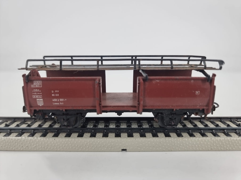 Märklin H0 4612 Güterwagen Autotransportwagen unbeladen 433 2 001-7 braun DB