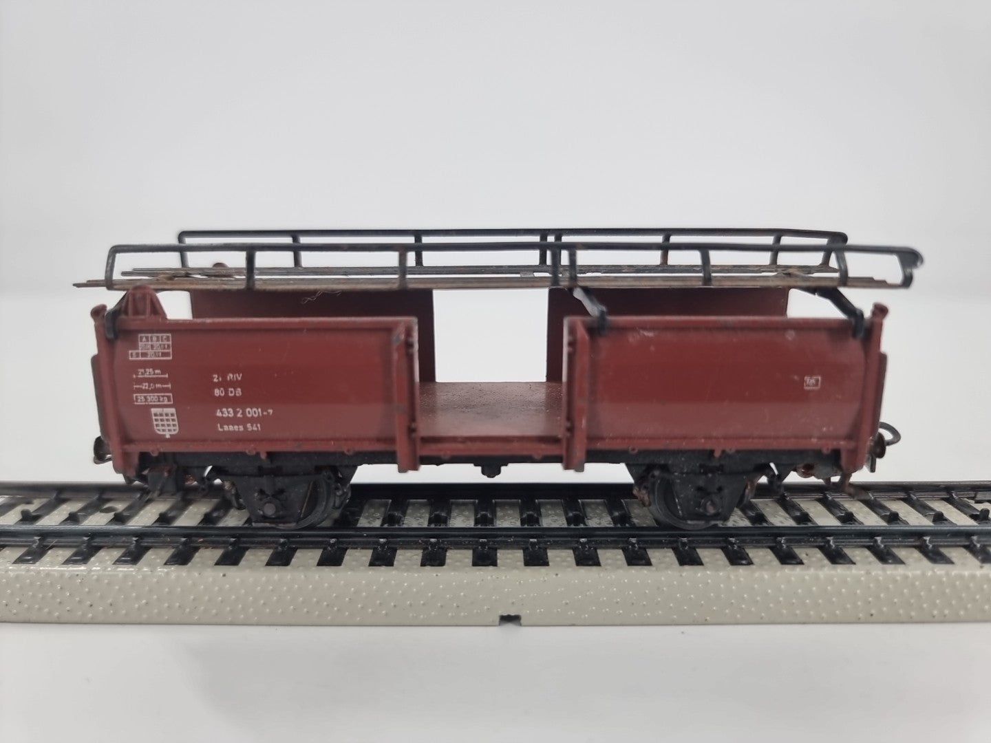 Märklin H0 4612 Güterwagen Autotransportwagen unbeladen 433 2 001-7 braun DB