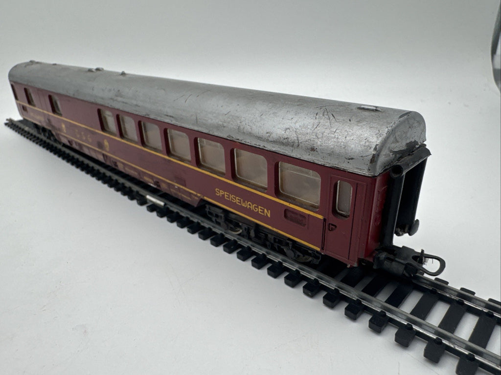 Lima DSG Speisewagen H0 – rot/silber  – Modellbahn