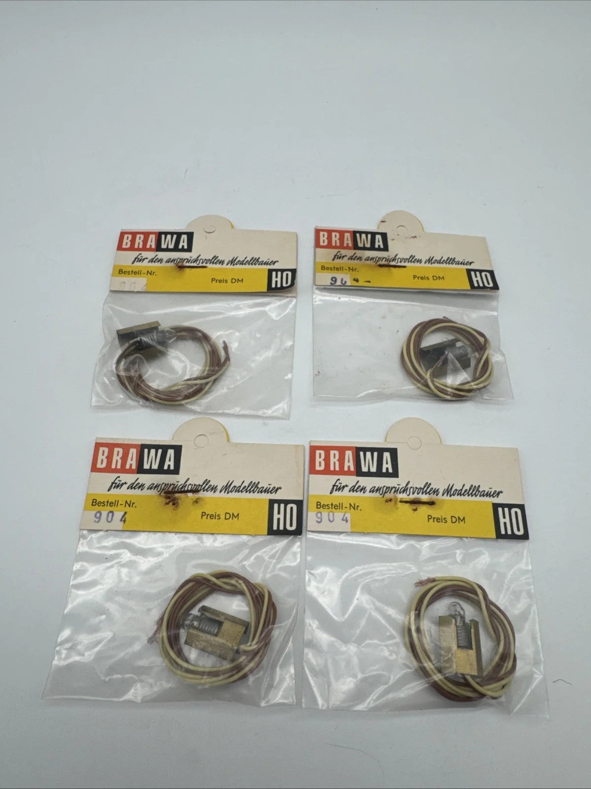 Brawa H0 904 (9041) Glüh-Lampe OVP ungeöffnet 4er Pack