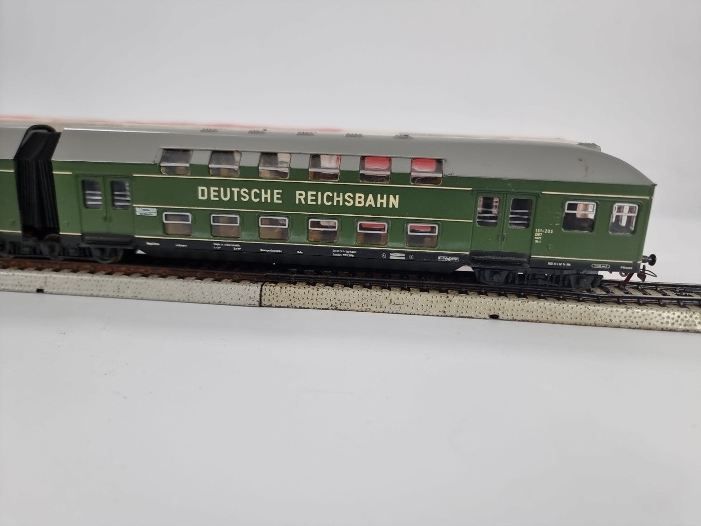 Schicht VEB H0 5452531/426/46 Doppelstockzug Mittelteil 2Tlg OVP
