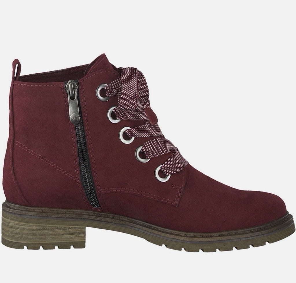 Marco Tozzi 2-25205-23 Damen Stiefeletten Gr. 41 Chukka Boots Chianti Rot