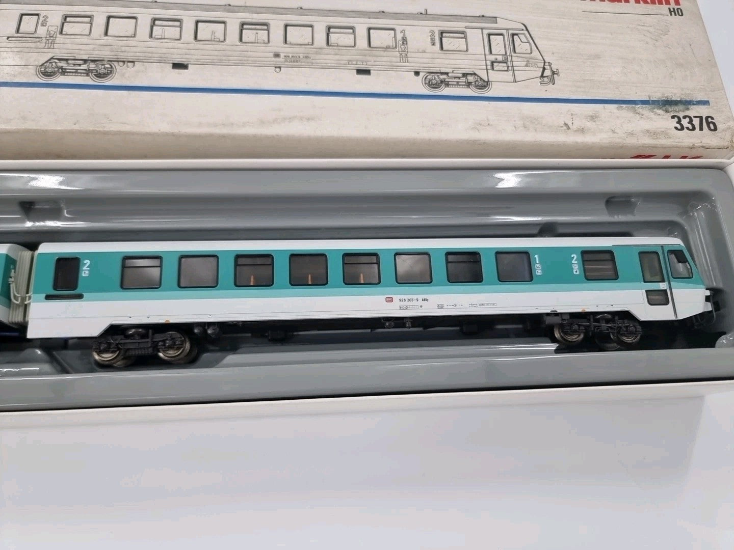 Märklin 3376 DB Triebwagen 628.2, analog In OVP