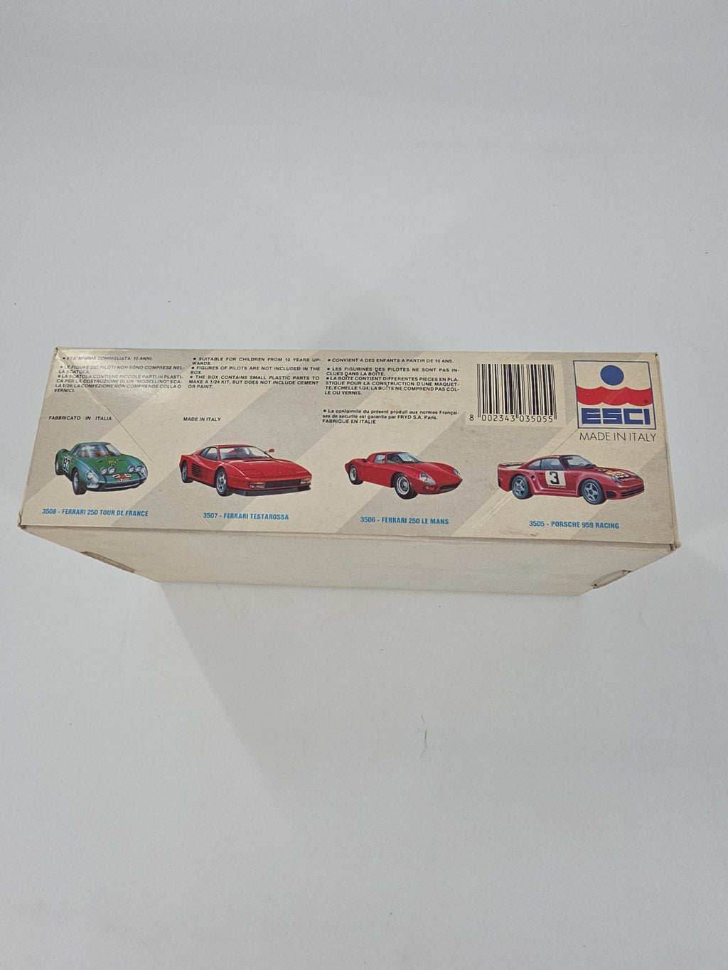 Modellbausatz von ESCI:Porsche 959 Racing im Maßstab 1:24- Hersteller: ESCI