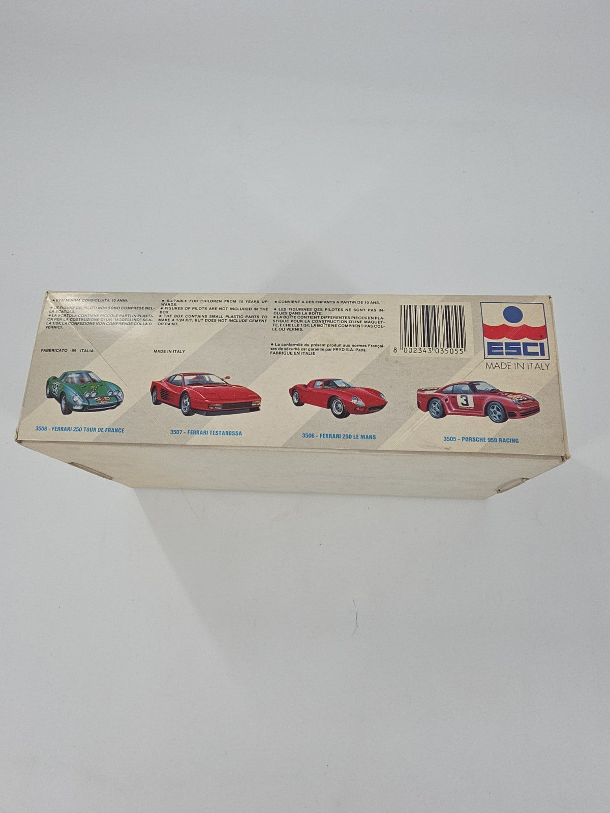 Modellbausatz von ESCI:Porsche 959 Racing im Maßstab 1:24- Hersteller: ESCI