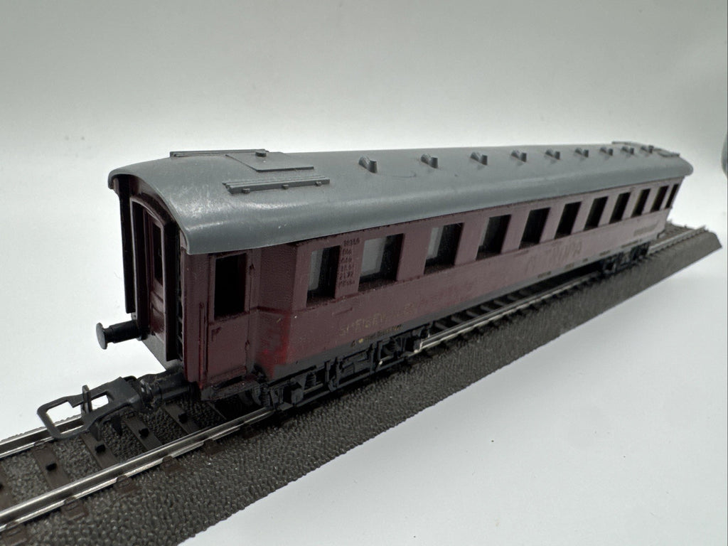Spur H0 DDR PIKO ALT D-Zug Wagen Mitropa Speisewagen Rot Personenwagen #65