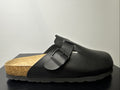 Rohde Herren Pantolette Gr. 42 Schwarz Pantoffel Weite G 6697