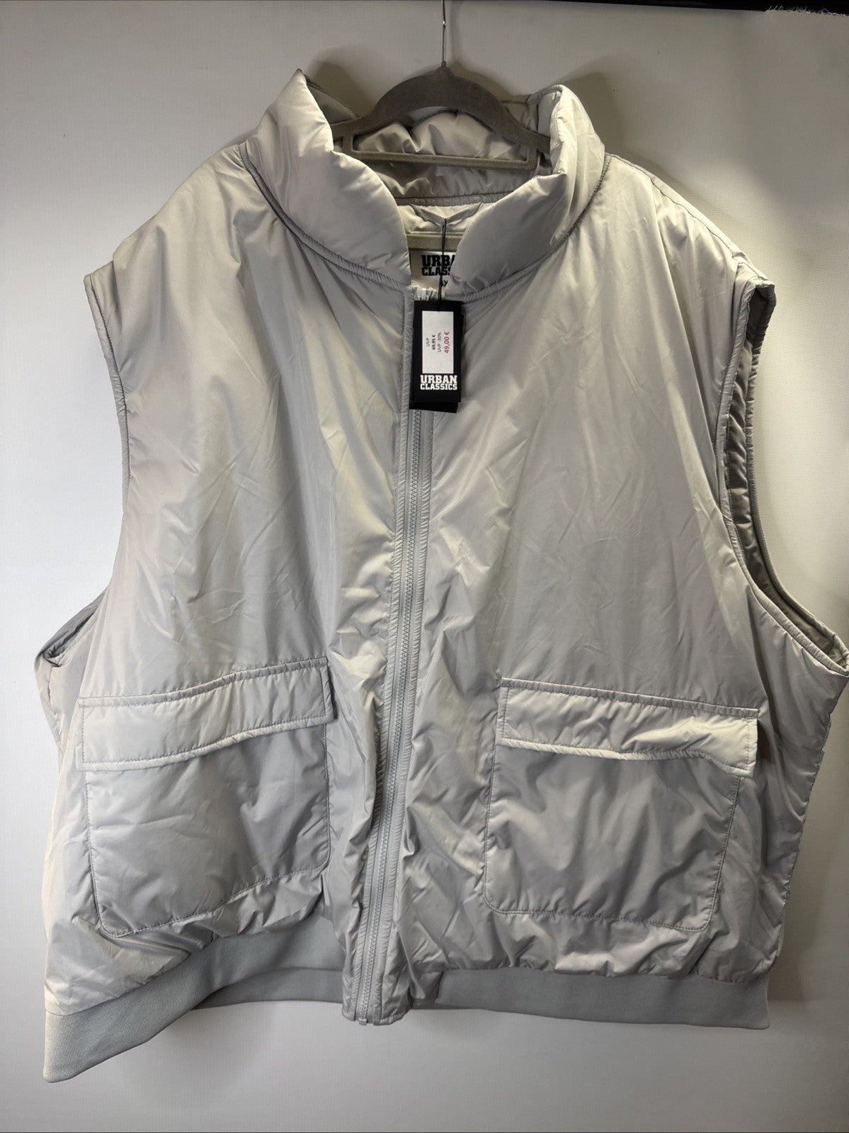 Herrenweste Urban Classics Gr. 4XL Grau TB5903
