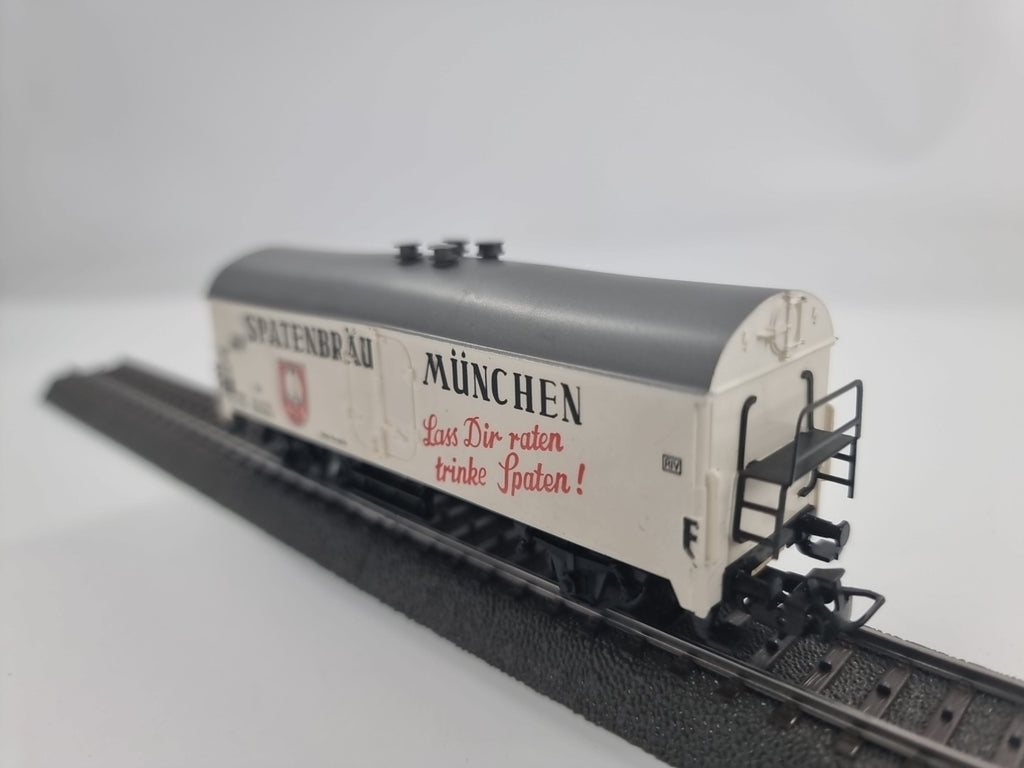 Märklin Bierwagen mit Brh Spatenbräu München weiß DB