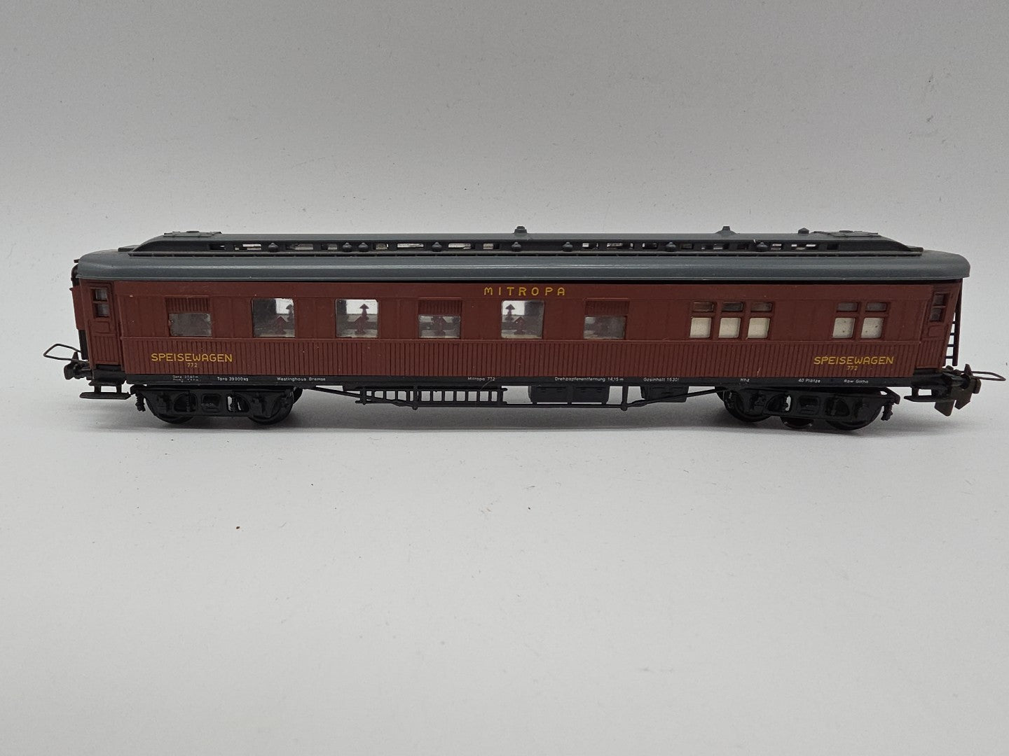 TRIX H0 52 3773 00 Speisewagen "Mitropa", ohne OVP # 2920