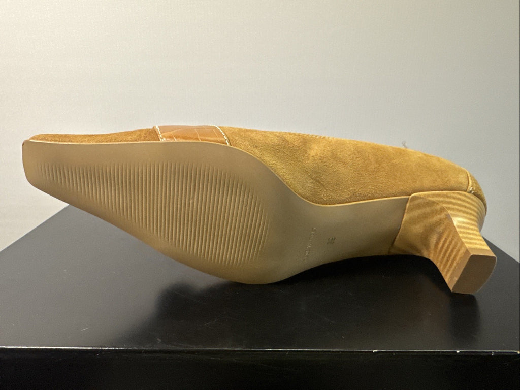 Tamaris Pumps Gr. 39 Damen Braun Leder 
