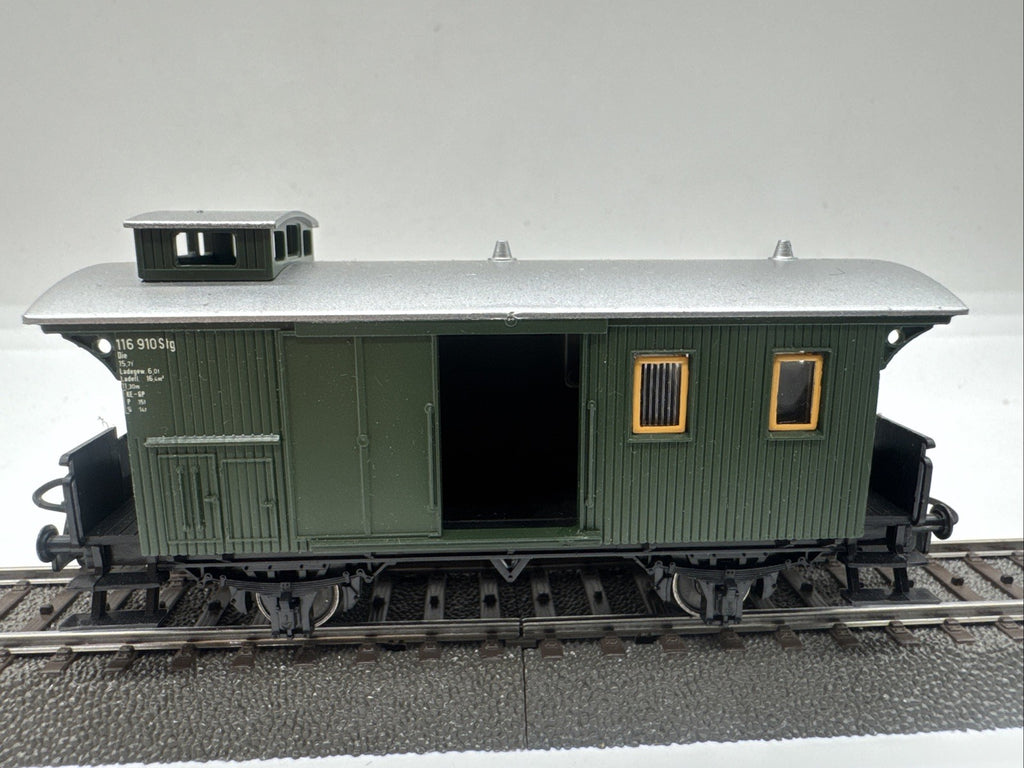 Märklin 4038 - Gepäckwagen - 116 910 Stg - grün/grau - H0 HO 1:87 #148