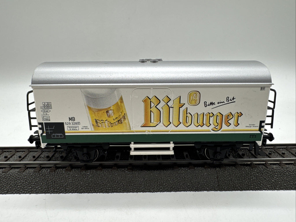 Märklin H0 94277 Güterwagen Bierwagen Kühlwagen SoMo 529 328 MB "Bitburger" #396