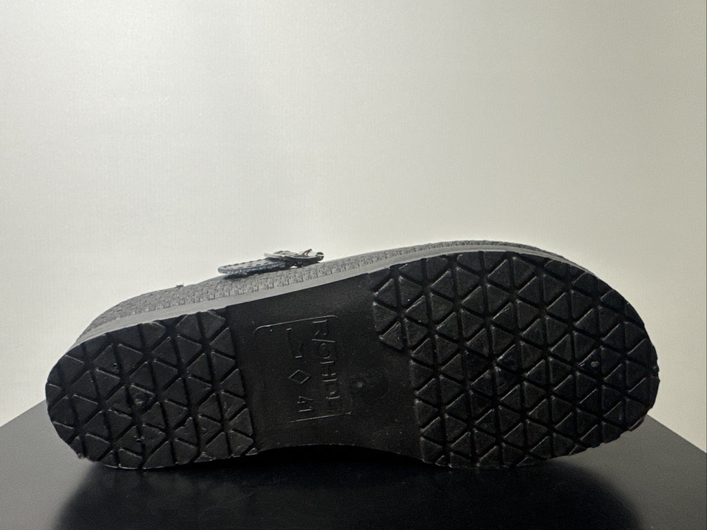 Rohde Herren Pantolette Gr. 41 Schwarz Pantoffel 1514