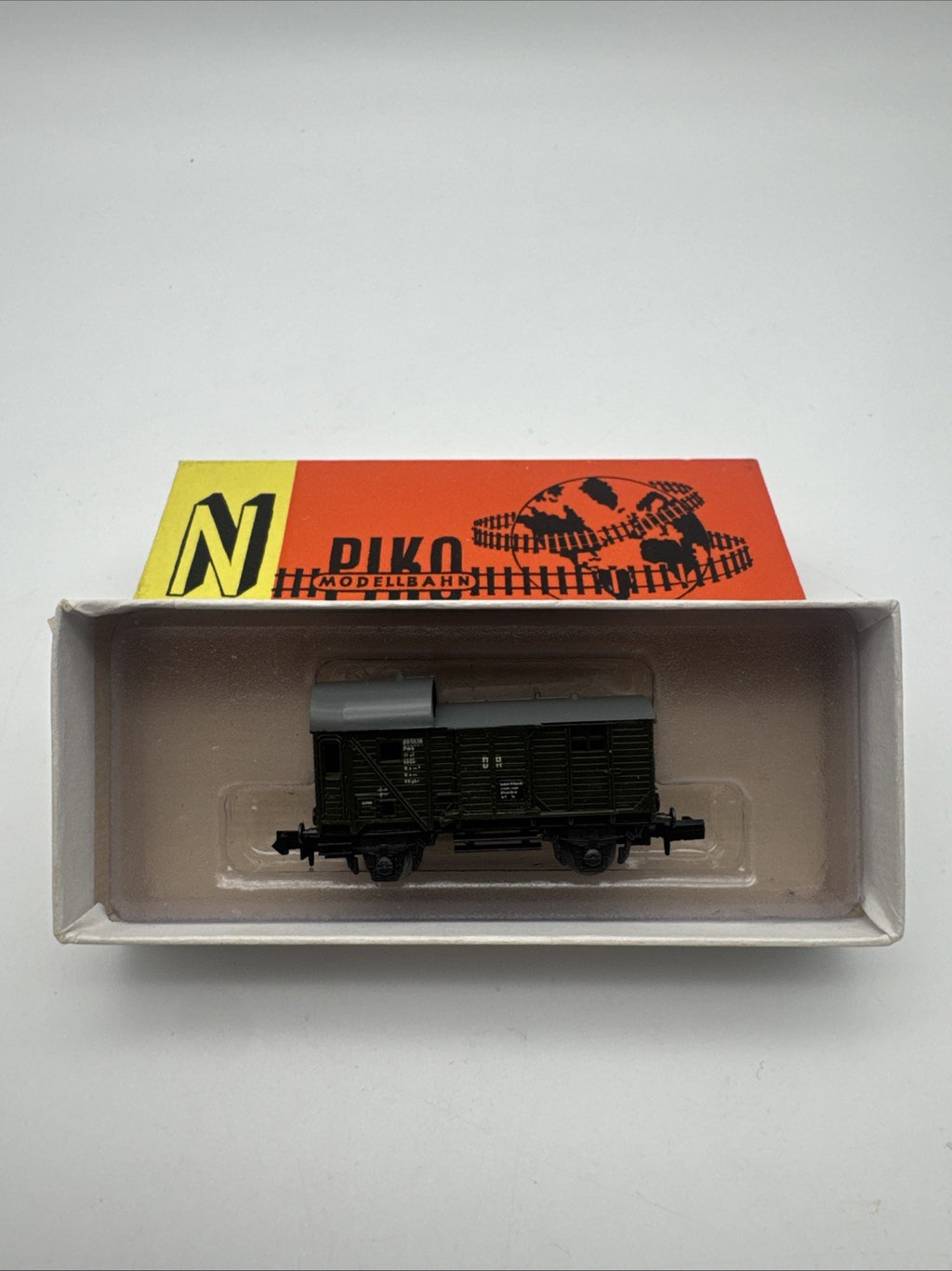 DDR Modellbahn - Spur N - Packwagen grün - PIKO 5460/5/17 mit OVP
