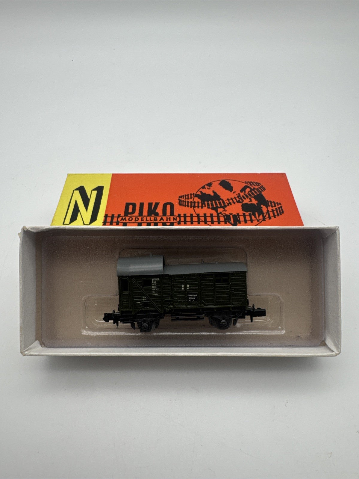 DDR Modellbahn - Spur N - Packwagen grün - PIKO 5460/5/17 mit OVP