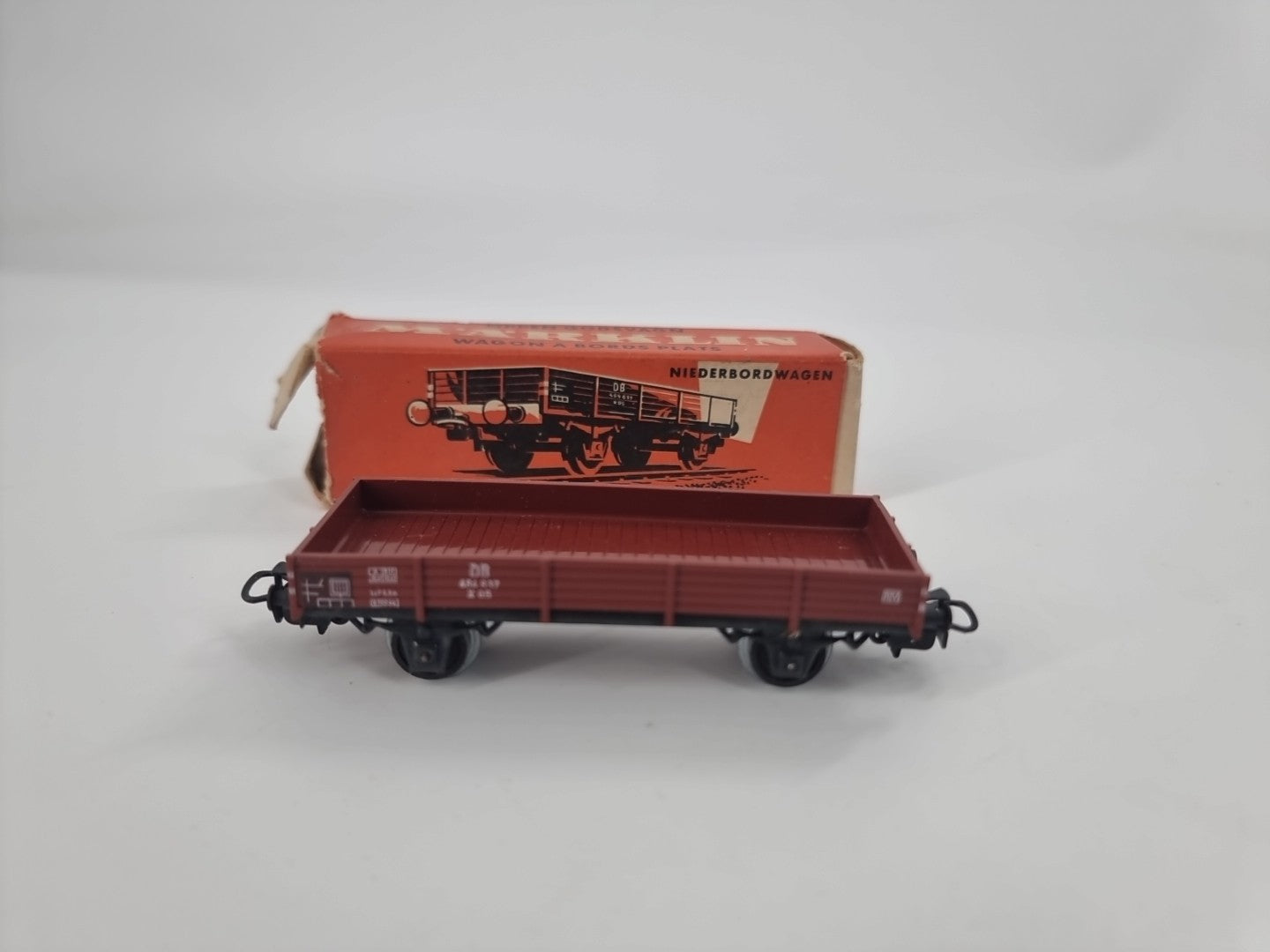 Märklin H0 4503 Niederbordwagen 464 637 X 05 DB OVP 