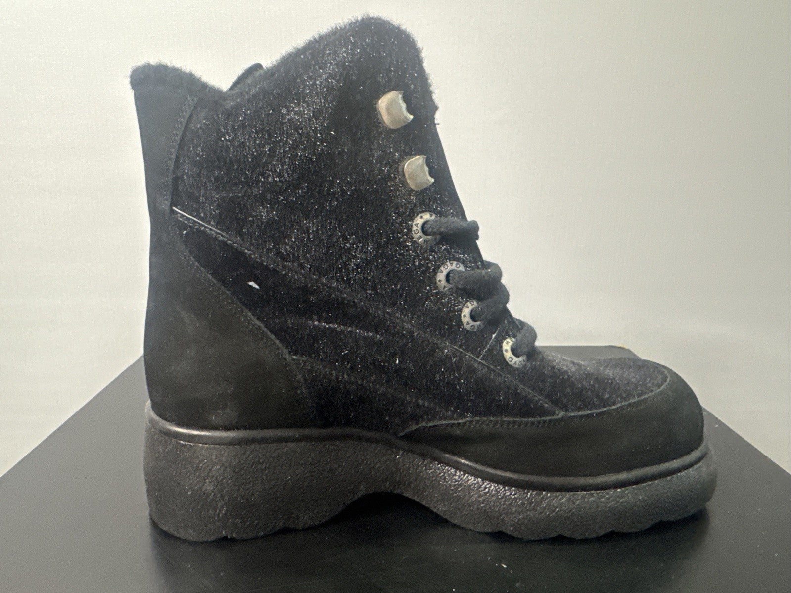 Mega Gaga Mädchen Stiefel Gr. 33 Leder