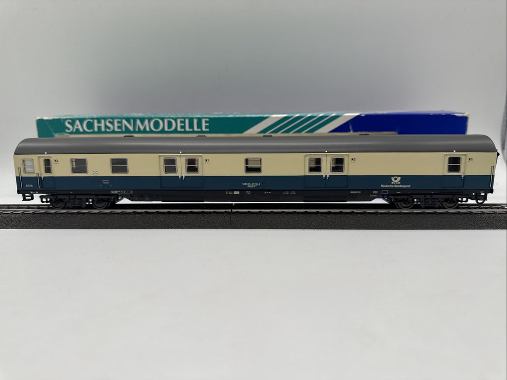 Sachsenmodelle Spur H0 1/87 Nr. 74559 Bahnpostwagen mrz DB KKK NEM OVP #239