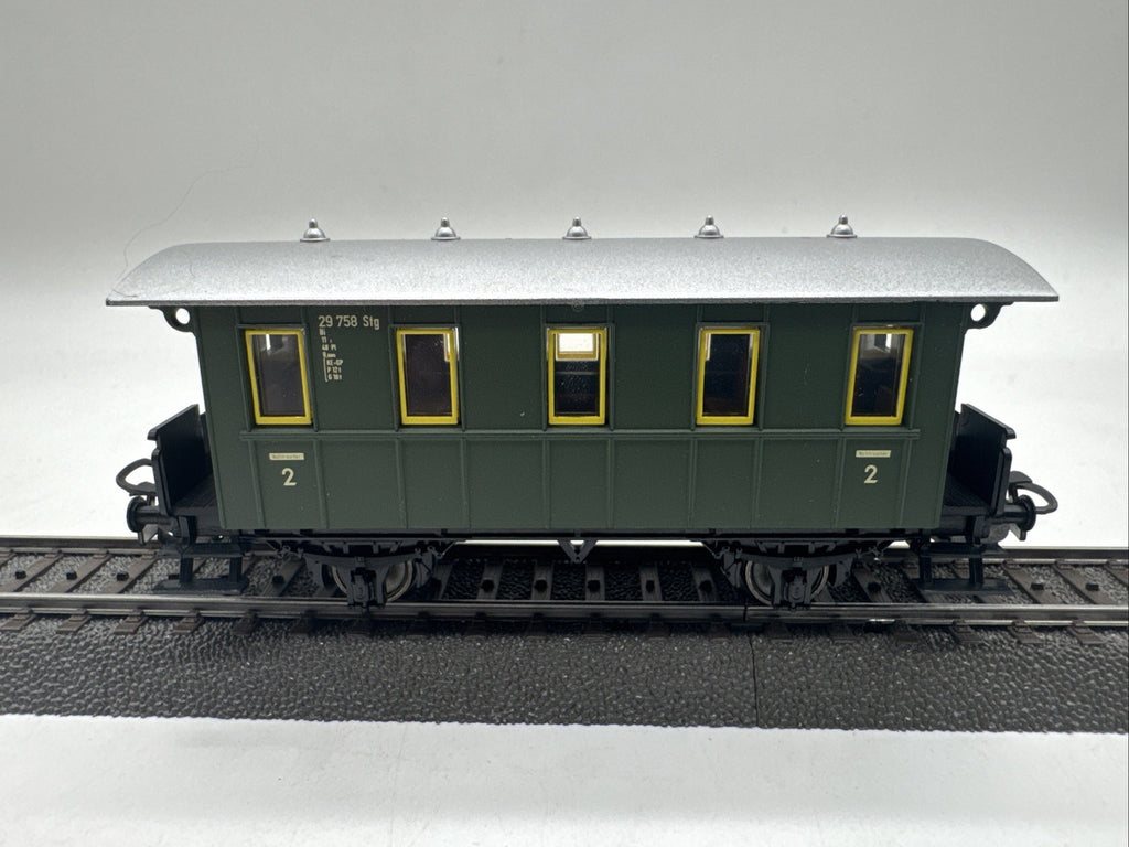 Märklin Personenwagen H0 29 758 Sfg 2-Klasse grün #371